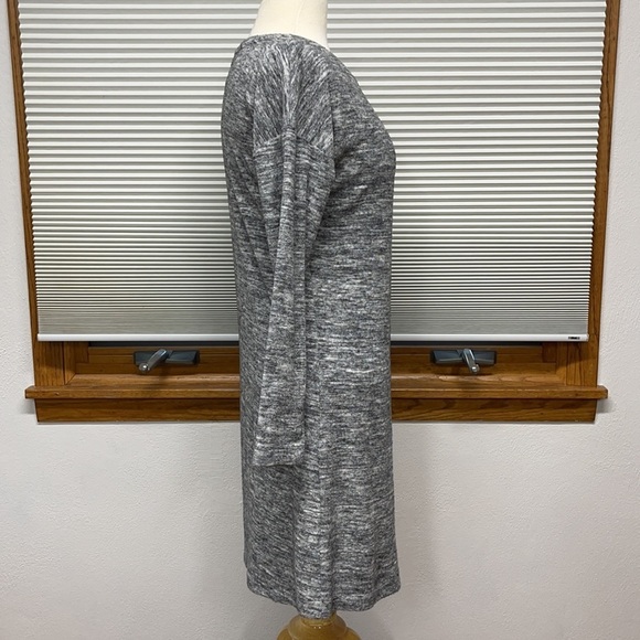 Lou & Grey Heathered Gray Super Soft Terry Dress Size XS - Picture 6 of 10